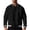 Black, variant on Men's All Wool Bomber Style Letterman Baseball Knit Rib Varsity Jacket Navy M