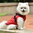 thumbnail image 3 of Windproof Dog Winter Coat Waterproof Dog Jacket Warm Dog Vest Cold Weather Pet Apparel for Small Medium Large Dogs Red M, 3 of 6