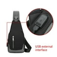 thumbnail image 5 of EUDIDV Sling Bag,Chest Bag, Men's Crossbody Bag, Casual Shoulder Bag, Lightweight Sports Men's Korean Crossbody Bag, Outdoor Small Backpack, Hanging Bag, Trendy Label,Crossbody Bag,Small Backpack, 5 of 6
