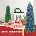 thumbnail image 6 of Costway 5 FT Pre-Lit Artificial Xmas Tree with Colorful Fiber Optics & 361 PVC Branch Tips, 6 of 10