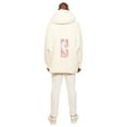 thumbnail image 5 of Unisex Jill Martin Cream NBA Breast Cancer Awareness Oversized Hooded Lounger, 5 of 6