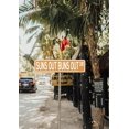 thumbnail image 4 of Beach Bum Way Coastal Theme Street Sign 16" x 4" Funny Tin Sign Shore Home Indoor Outdoor Pool Deck Decor (BeachBumStreet), 4 of 5