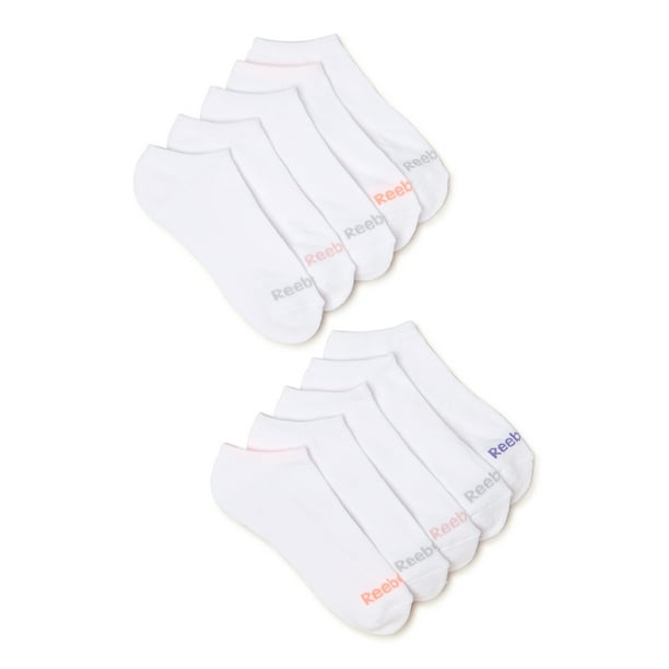 Reebok Women's Pro Series Cushion No Show Socks, 10Pack