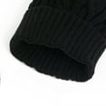 thumbnail image 5 of Yoodem Scarf and Gloves Set for Women Hat and Scarf Set for Women&men Autumn Warm Cute Wool Hat Scarf Gloves Three Snow Knit Cap Hat and Gloves for Women Black One Size, 5 of 6