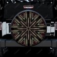 thumbnail image 1 of Abstract Minimalistic 3D Polyester Universal Spare Wheel Tire Cover Custom Tire-Covers for Trailer RV SUV Truck Camper, 1 of 5