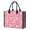 Breast Cancer Ribbon Medical Icon Pink Pattern, variant on Breast Cancer Ribbon Medical Icon Pink Pattern Beach Tote Bag, Summer Beach Handbag with Inner Pocket & Removable Bottom, Waterproof Twill Gifts for Beach Travel Picnic
