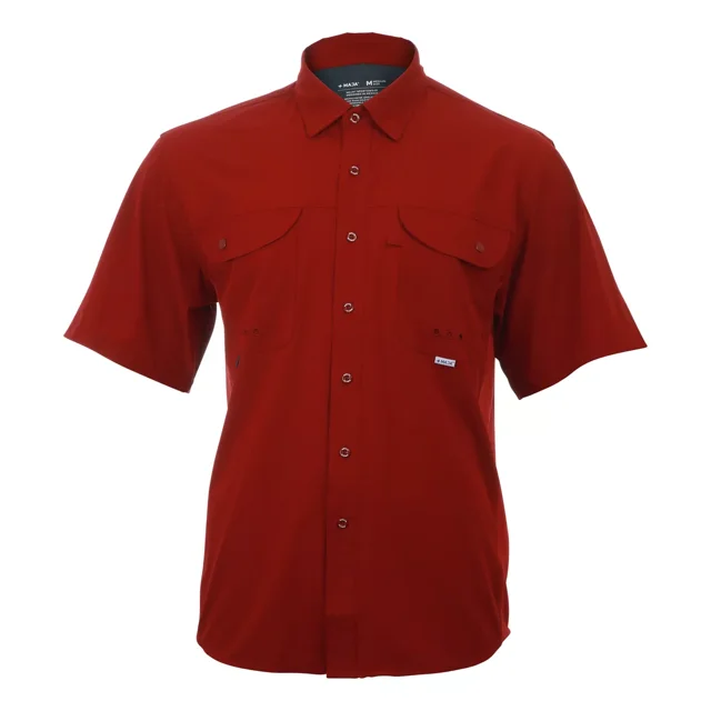 Camisa Signature Maja® Manga Corta Tinta Para Hombre
