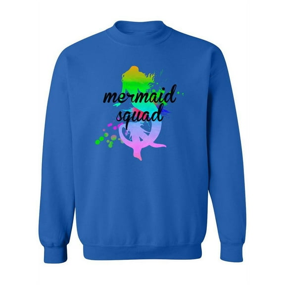 Mermaid Squad Sweatshirt Women -SPIdeals Designs, Female 5X-Large