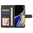 thumbnail image 6 of Suited for Samsung Galaxy Note 9 Case 2018 Released, Premium PU Leather Shockproof Cards Slots Flip Holder Wallet Cover with Hand Strap Drop Protective Case For Samsung Galaxy Note 9,Black, 6 of 8