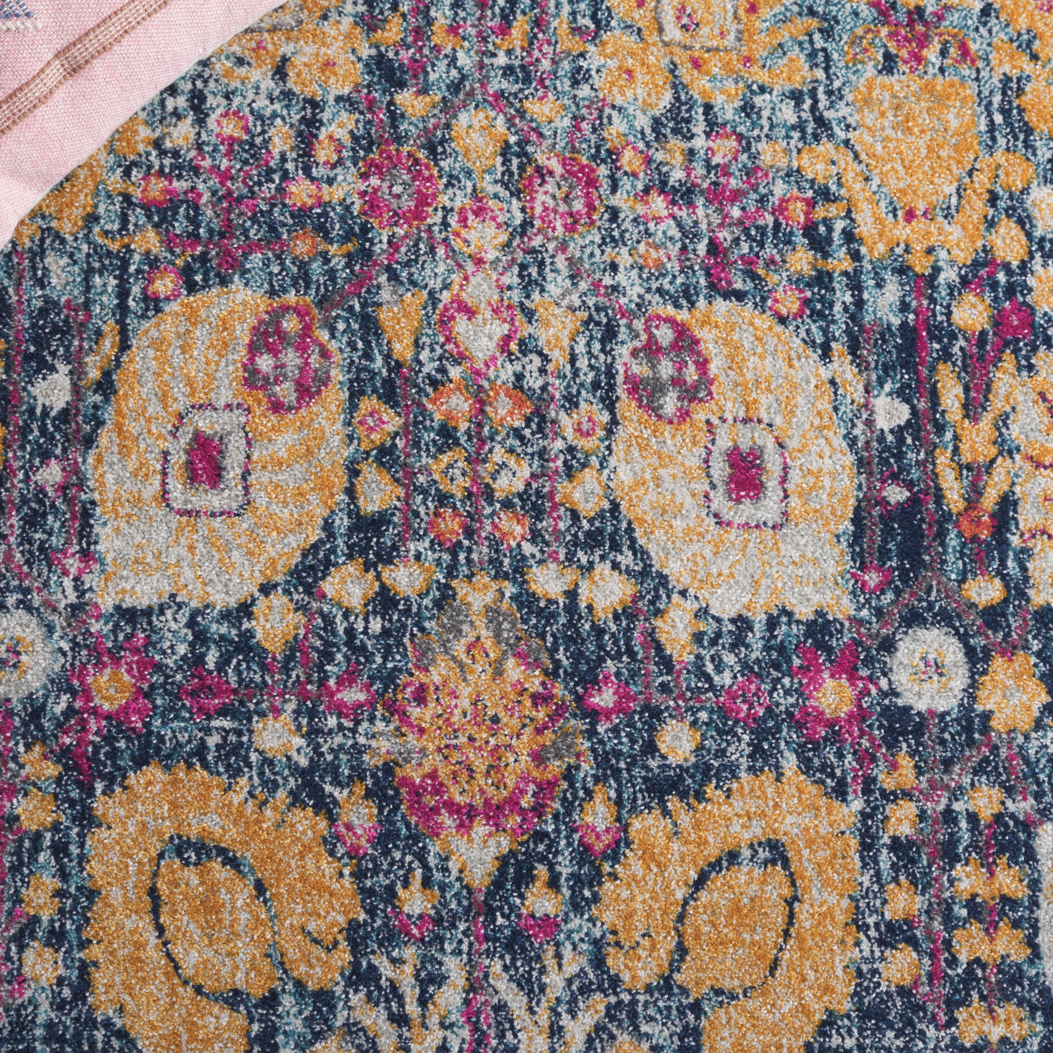 Safavieh Granada Blair Oriental Area Rug, Blue/Fuchsia, 5'1" x 7'6"