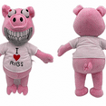 thumbnail image 2 of Peluche de Déception Sombre, Poupée Cochon Rose - SinKeeU, 2 of 4