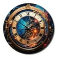 thumbnail image 2 of Designart "Metaphysical Horology in a Watch" Fashion Oversized Wall Clock, 2 of 6
