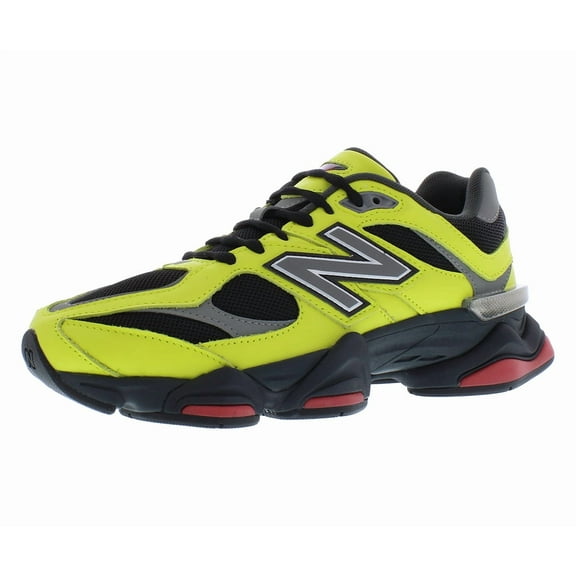 New Balance 9060 Mens Shoes Size 8, Color: Yellow/Grey/Black