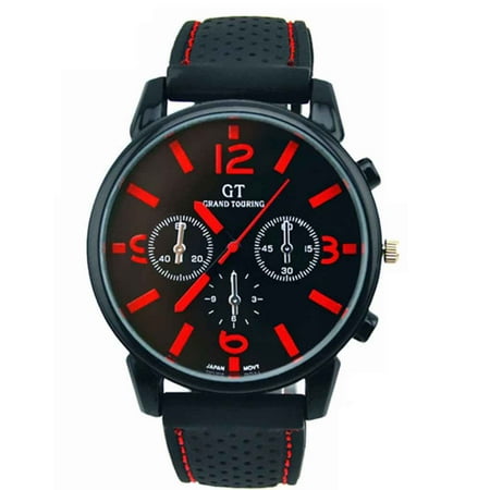 Nightmare Before Christmas Watch - Christmas Clearance Men Sports Quartz Watch Wrist Watch Men Retro Watch Dial Clock Leather Racing Watch
