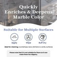 thumbnail image 3 of MARBLELIFE Marble Gloss Conditioner for Indoor Stone Vanities and Countertops, 16 fl oz, 3 of 8