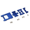 thumbnail image 4 of 4x Placa de deslizamiento Base de caja de cambios soporte de caja de cambios para 1/18 RC camiones vehículos piezas de repuesto Azul, 4 of 7