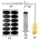 thumbnail image 5 of Frascos gotero de vidrio transparente de 60 ml, paquete de 12, para aceites, 5 of 6