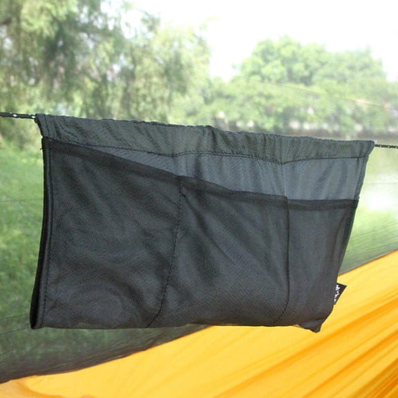 Organizador De Hamacas Bolsas Colgantes Con 7 Bolsillos Hervidor De Almacenamiento Teléfonos Móviles Gafas Llaves Para Hamacas De Camping Cola Bolsa de malla colgante para hamaca