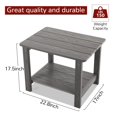 thumbnail image 2 of Stoog Outdoor Rocking Chair Set of 3, All-Weather Patio Porch Rocker Set of 2 with Table, 400Lbs Support HIPS Garden Rocker with High Back, Grey, 2 of 6