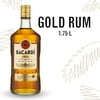 Bacardi Gold Rum, Gluten Free, 1.75 L Bottle, ABV 40%