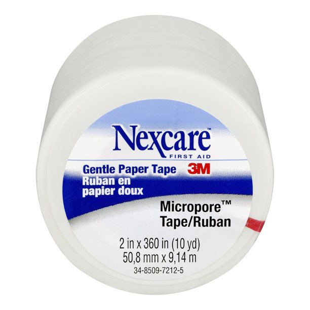 3M Nexcare First Aid gentle paper tape Micropore 2 in x 10 yd Walmart