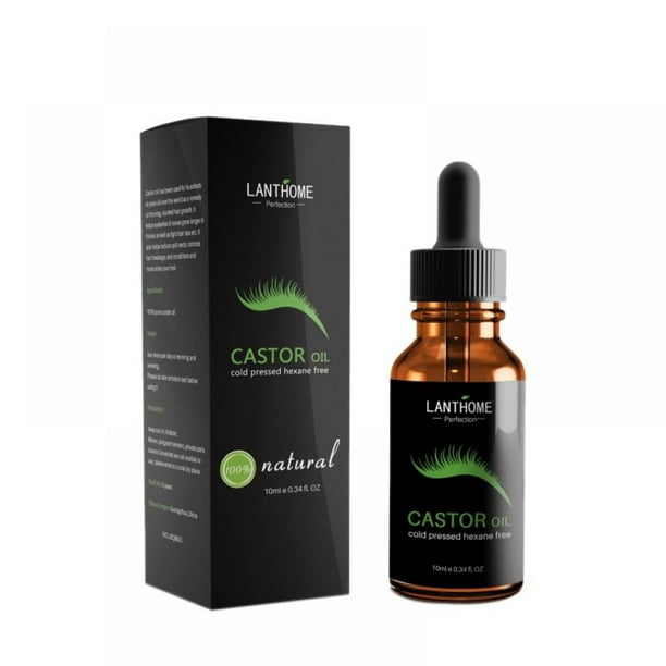 Castor Oil Stimulate Eyelash Growth Serum, Grows Longer, Thicker