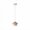 White, variant on Tunhigl Modern Industrial Iron Pendant Light Fixture for Bedroom, Dining Room, Hallway, and Balcony Ceiling Lighting with Soft Illumination Green