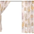 thumbnail image 4 of Coolnut 2PCS Sheer Curtains, 78"x55" Cactus Seamless Pattern Gauze Door and Window Voile Curtain Panels for Bedroom Living Room, 4 of 4