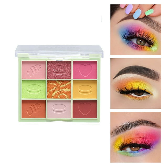 Highly Colored Eye Shadow Eye Shadow Plate Durable Mixed Natural Color Makeup Eye Shadow Cosmetics Eyeshadow Makeup Glossy Eyeshadow Palett,Yellow Makeup Eye Shadow