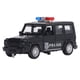 thumbnail image 1 of Modelo de vehículo policial de aleación a escala 1/32 con luces intermitentes, ingenioso coche de juguete para niños para regalar., 1 of 14