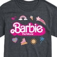thumbnail image 3 of Barbie the Movie - Movie Logo Icons -  Men's Short Sleeve Graphic T- Shirt, 3 of 5