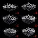 thumbnail image 4 of Diadema de corona para niños, accesorios para el cabello con corona de aleación para niñas pequeñas, tocado de diamantes de imitación para actividades del Día del Niño, 4 of 6