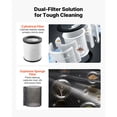 thumbnail image 5 of 3-in-1 Shop Vac, 11 Gallon Wet Dry Shop Vacuum, 4.5 Peak HP Portable Vacuum Cleaner with Blower, Dual-Filter, 1350W Input Power, 1.25in x 7ft Hose, 9.8ft Cord for Jobsite, Workshop, Garage, Home, 5 of 12