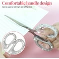thumbnail image 2 of Multibey 6.3-Inch Rhinestone Scissors - Stainless Steel Cute Scissors for Office, Home & Crafting, Decorative Bling Handle Paper Cutting Tool ., 2 of 7