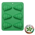 thumbnail image 2 of Advancent 6 rejillas 3D árbol de Navidad molde de silicona molde divertido árbol de Navidad molde de silicona para Mousse pastel Muffin hornear molde de Utensilios de cocina Advancent HA013043-00, 2 of 6
