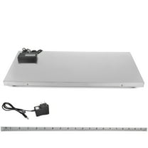 KFFKFF 1100 lbs x 0.2 lbs Digital Livestock Scale with Stainless Steel Platform, Heavy-Duty Electronic Scale for Pets, Veterinary Use, and Shipping Applications