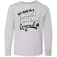 thumbnail image 3 of Inktastic My Dad is a Fantasy Football Legend Long Sleeve Youth T-Shirt, 3 of 5