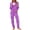 Multicolor, variant on Women's Halloween Pajama Set Long Sleeve Pullover Top and Pants Pumpkin Ghost Print 2-Piece Sleepwear