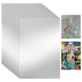 thumbnail image 1 of 50 láminas de papel de aluminio de 7,8 x 11,8 pulgadas, lámina metálica decorativa, 1 of 9