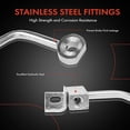 thumbnail image 4 of A-Premium Front Passenger Side Brake Hydraulic Hose Compatible with Select Jeep Models - Liberty 2002 2003 2004 2005 2006 2007 - Replace# 52128312AC, 4 of 8