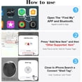 thumbnail image 4 of ZDSSY Air Tracker Tag 4 Packs, Pet Bluetooth Tracker for Find My(Compatible with iOS Only), IP68 Waterproof, 4 of 6