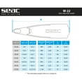 thumbnail image 5 of Seac  BM-30 Foot Pocket for Long Blades, Perfect for Freediving and Spearfishing Fins (black, 6.5-7), 5 of 5