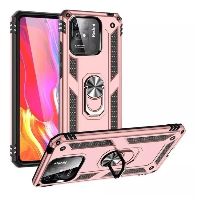 Funda para Xiaomi Redmi 10C con Cristal Templado Color Rosa Compatible Xiaomi Redmi 10C