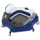 thumbnail image 1 of 58825EP River Run 1 Inflatable Floating Lounge: Comfortable Backrest – Built-in Cup Holders – Durable Grab Handles – All Around Grab Rope – 220lb Weight Capacity– Blue, 1 of 5