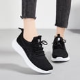 thumbnail image 1 of Zapatos para correr Zapatos casuales para mujer Zapatillas ligeras Zapatos con cordones Ocio Zapatos de calle Malla, 1 of 4