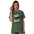 thumbnail image 4 of Hunter Called in Sick Buck Fever Plus Size Crewneck Graphic Tee Shirt Brisco Brands 5X, 4 of 5