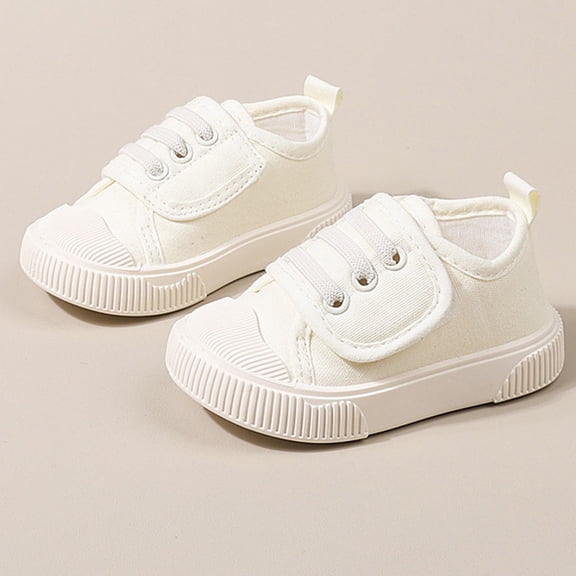 Willtoo Toddler Shoes Boys & Girls - Comfortable Tennis Walking Sneakers with Adjustable Hook and Loops Athletic Running Non Slip Casual Canvas Shoe