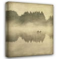 thumbnail image 1 of Amy Melious 36x44 Gallery Wrapped Canvas Wall Art Titled - Foggy Lake I, 1 of 4