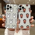 thumbnail image 4 of Bad Bunny X100pre Phone Case For iPhone 16 15 14 13 12 11 Mini Pro Max X XR XSMax 7 8 Plus SE20 Transparent Cover T-196G240807TB4 iPhone 16 Plus, 4 of 6