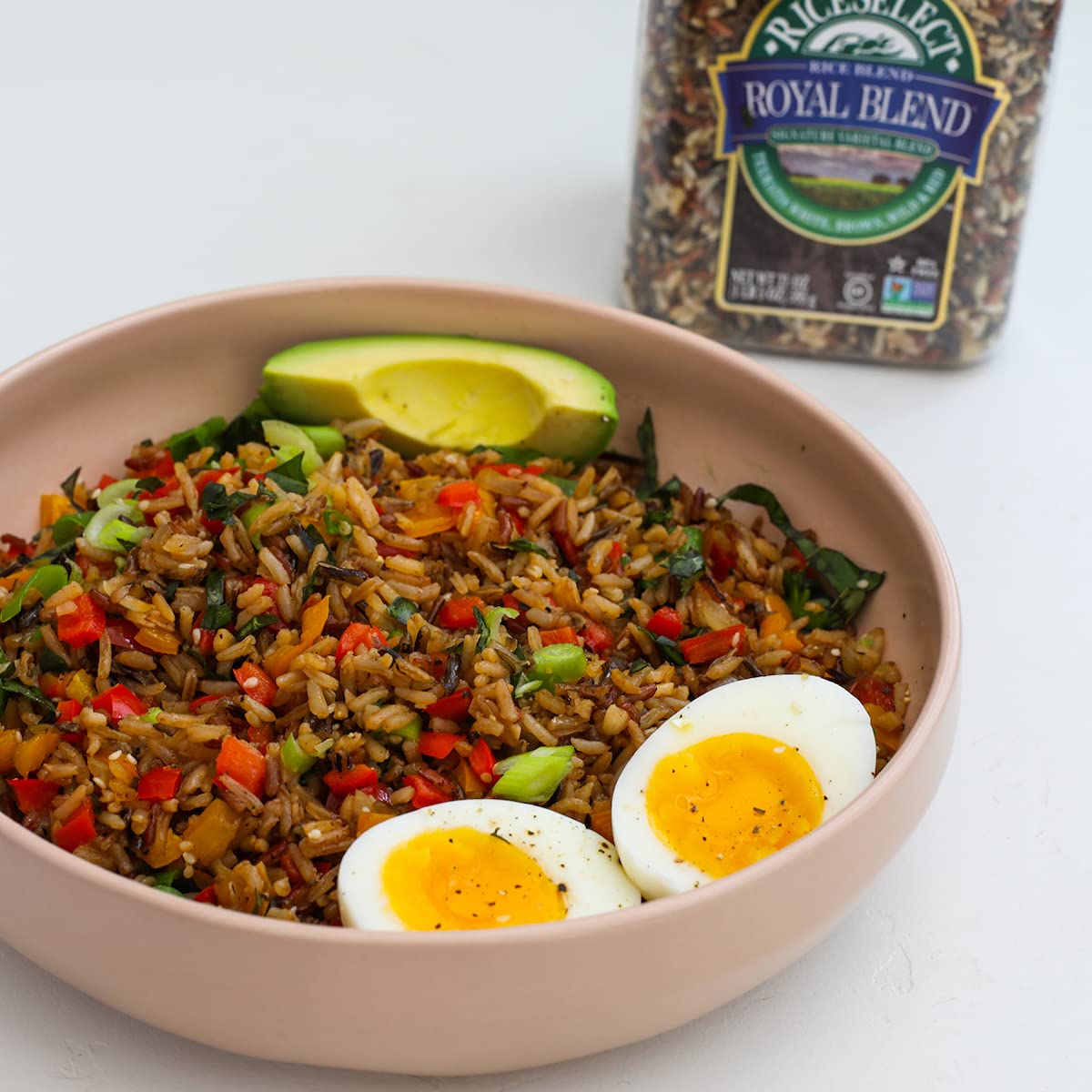 RiceSelect Whole Grain Royal Blend with Wild & Brown Rice, 28 Oz, 4 Count